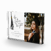 Die moderne Zukunft ist der helle Graduiertenweiße Fotoblock (Rechts)