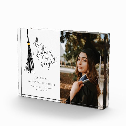 Die moderne Zukunft ist der helle Graduiertenweiße Fotoblock (Rechts)