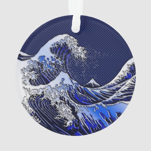 Die modernen Arten großer Hokusai Welle Ornament (Rückseite)