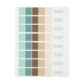 Die modernen Farbblöcke Grün und Braun (Bogen)