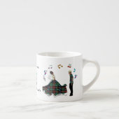 Die modernen Tanzen-Hochzeits-Jungferninseln Espressotasse (Rechts)