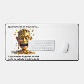 Die Möglichkeit ist überall auf Schreibtischmatte (Tastatur & Maus)