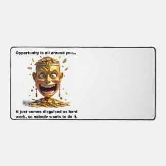 Die Möglichkeit ist überall auf Schreibtischmatte