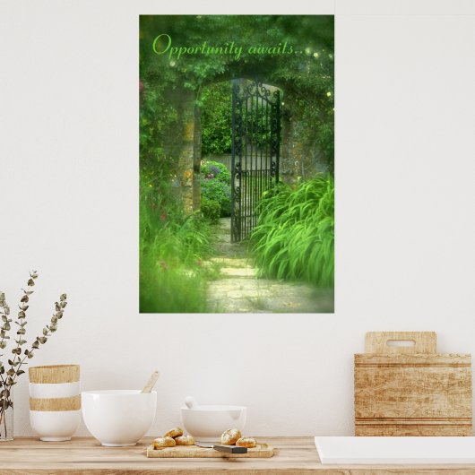 Die Möglichkeit... von tdgallery Poster (Küche)