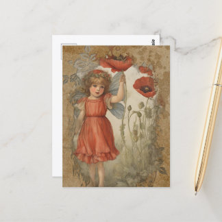 Die Mohnfee Postkarte