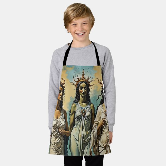 Die Moirai Schürze (Getragen)