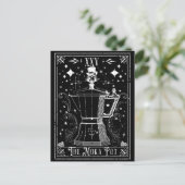 Die Moka Pot Kaffee Tarot Karte (Stehend Vorderseite)
