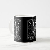Die Moka Pot Tarot Card Kaffeetasse (Vorderseite Links)