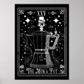 Die Moka Pot Tarot Card Poster (Vorne)