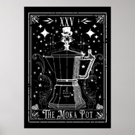 Die Moka Pot Tarot Card Poster