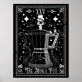 Die Moka Pot Tarot Card Poster