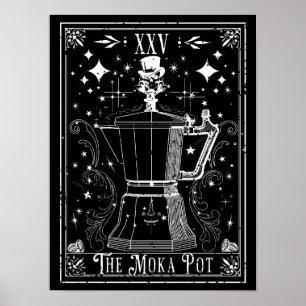 Die Moka Pot Tarot Card Poster