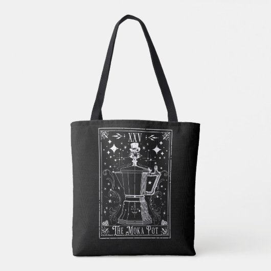 Die Moka Pot Tarot Card Tasche (Rückseite)