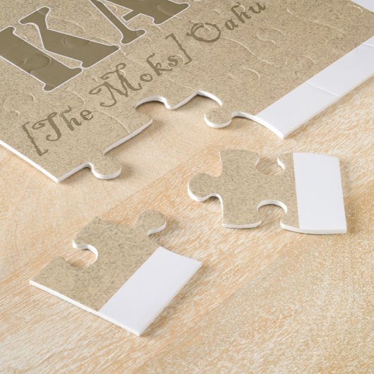 Die "Moks" Insel des Oahu-Postkartenpuzzlespiels Puzzle (Seite)