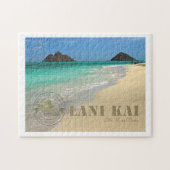Die "Moks" Insel des Oahu-Postkartenpuzzlespiels Puzzle (Horizontal)