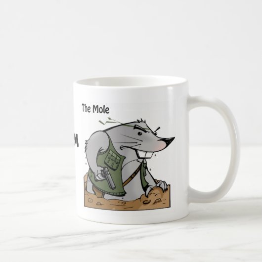 Die Mole-Geächtet-Tasse Kaffeetasse (Rechts)