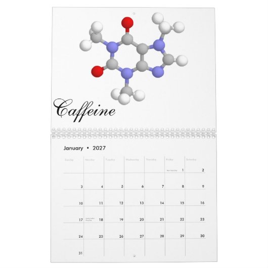 Die molekulare Sammlung 2011 Kalender (Jan 2027)