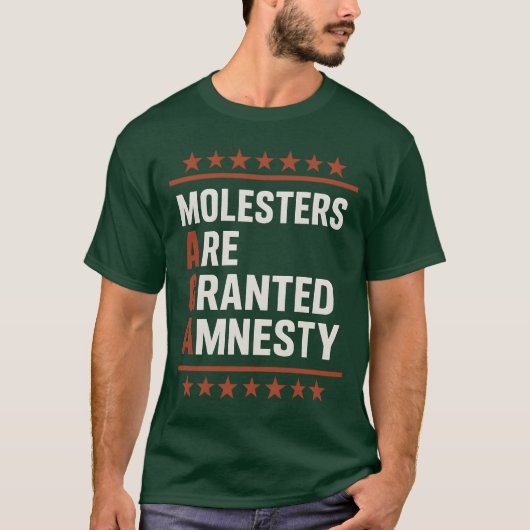DIE MOLESTER HABEN DIE AMNESTÄT GEWÄHRT. T-Shirt (Vorderseite)