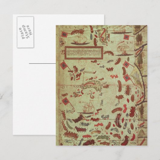 Die Molukken Postkarte (Vorne/Hinten)