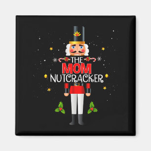 Die Mom Nutcracker-Gruppe Passende Familienweihnac Magnet