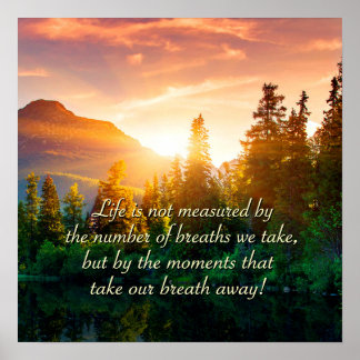 Die Momente, die uns den Atem nehmen. Poster