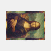 Die Mona Lisa durch Leonardo da Vinci Fleecedecke (Vorderseite (Horizontal))