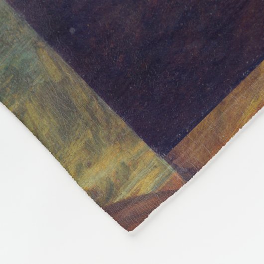 Die Mona Lisa durch Leonardo da Vinci Fleecedecke (Ecke)
