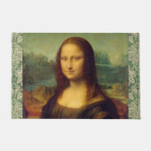 Die Mona Lisa durch Leonardo da Vinci Fußmatte (Vorderseite)