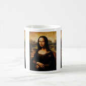 Die Mona Lisa durch Leonardo da Vinci Kaffeetasse (Mittel)