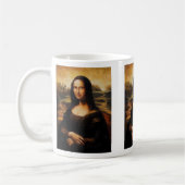 Die Mona Lisa durch Leonardo da Vinci Kaffeetasse (Links)