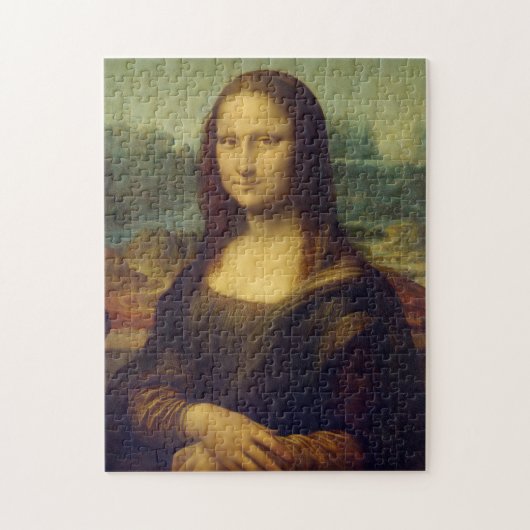 Die Mona Lisa durch Leonardo da Vinci Puzzle (Vertikal)