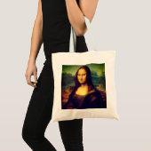 Die Mona Lisa durch Leonardo da Vinci Tragetasche (Vorderseite (Produkt))