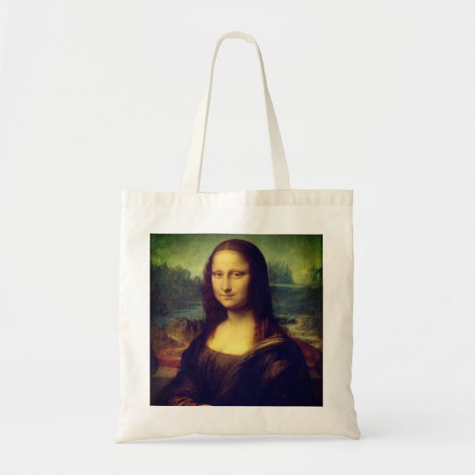 Die Mona Lisa durch Leonardo da Vinci Tragetasche (Vorne)