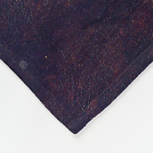 Die Mona Lisa Fleecedecke (Ecke)