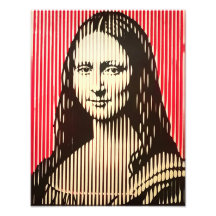 Die Mona Lisa im BAUHAUS-Stil
