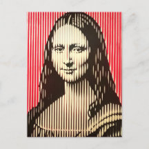Die Mona Lisa im BAUHAUS-Stil