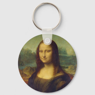 Die Mona Lisa La Joconde von Leonardo Da Vinci Schlüsselanhänger