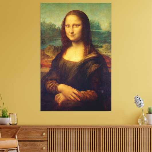 Die Mona Lisa Leinwanddruck (Insitu (Wohnzimmer))