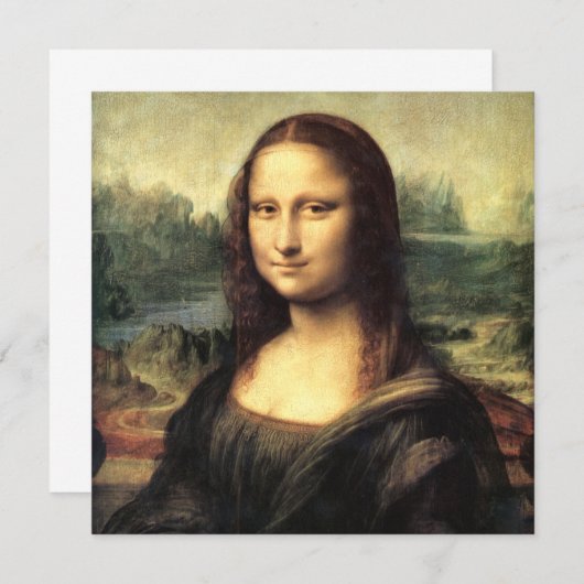 Die Mona Lisa Leonardo da Vinci (Vorne/Hinten)