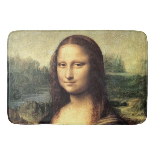Die Mona Lisa Leonardo da Vinci Badematte (Vorderseite)