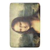 Die Mona Lisa Leonardo da Vinci Badematte (Vorderseite Vertikal)