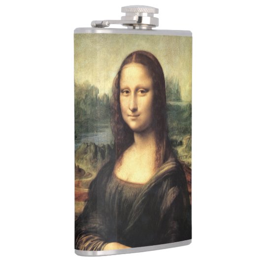 Die Mona Lisa Leonardo da Vinci Flachmann (Rechts)