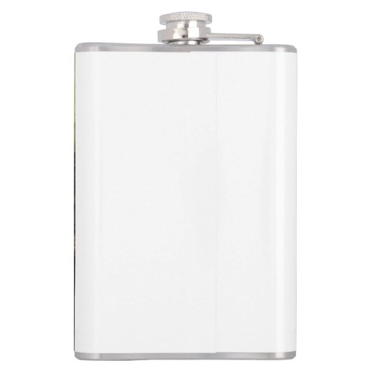 Die Mona Lisa Leonardo da Vinci Flachmann (Rückseite)