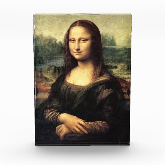 Die Mona Lisa Leonardo da Vinci Fotoblock (Vorderseite)