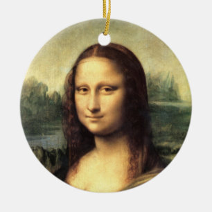 Die Mona Lisa Leonardo da Vinci Keramik Ornament