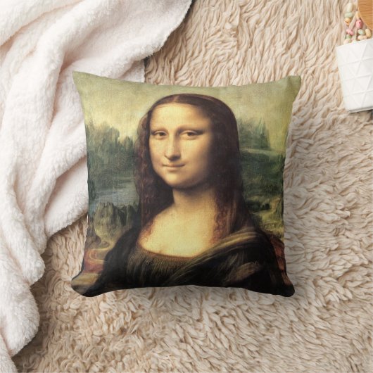 Die Mona Lisa Leonardo da Vinci Kissen (Decke)