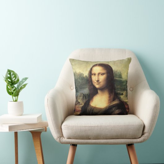Die Mona Lisa Leonardo da Vinci Kissen (Stuhl )