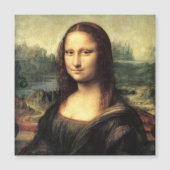 Die Mona Lisa Leonardo da Vinci Magnetkarte (Vorderseite)