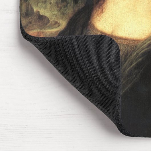 Die Mona Lisa Leonardo da Vinci Mousepad (Ecke)