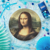 Die Mona Lisa Leonardo da Vinci Pappteller (Party)